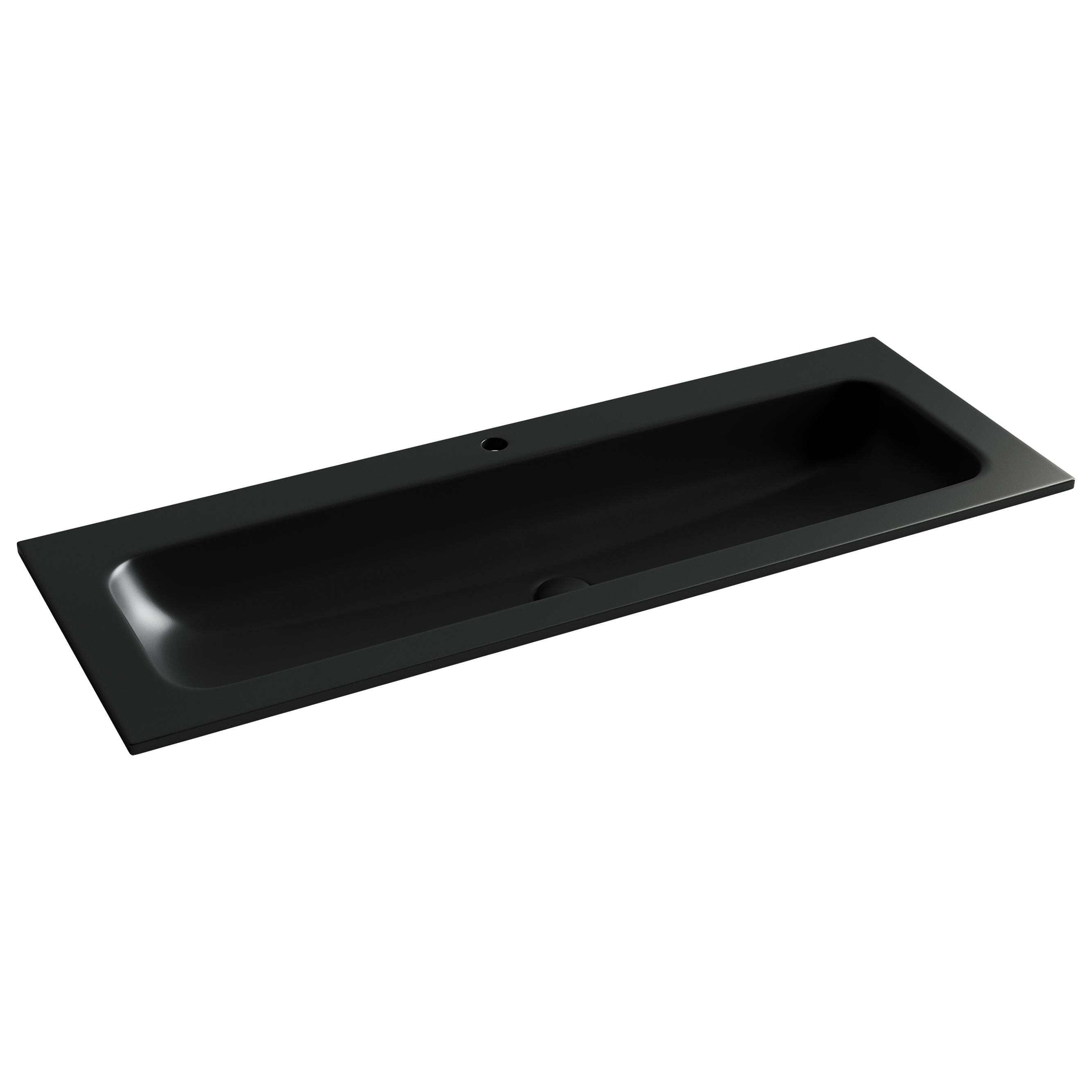 Раковина-столешница Ceramicanova Грация (Grace) CN7017MB 120x46x14 черный матовый