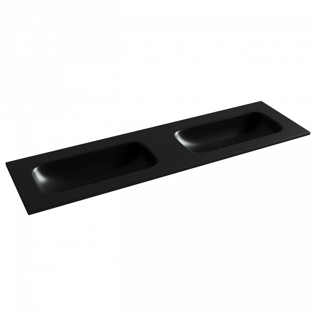 Раковина-столешница Ceramicanova Грация (Grace) CN7023MBwx 160x14x46 черный матовый