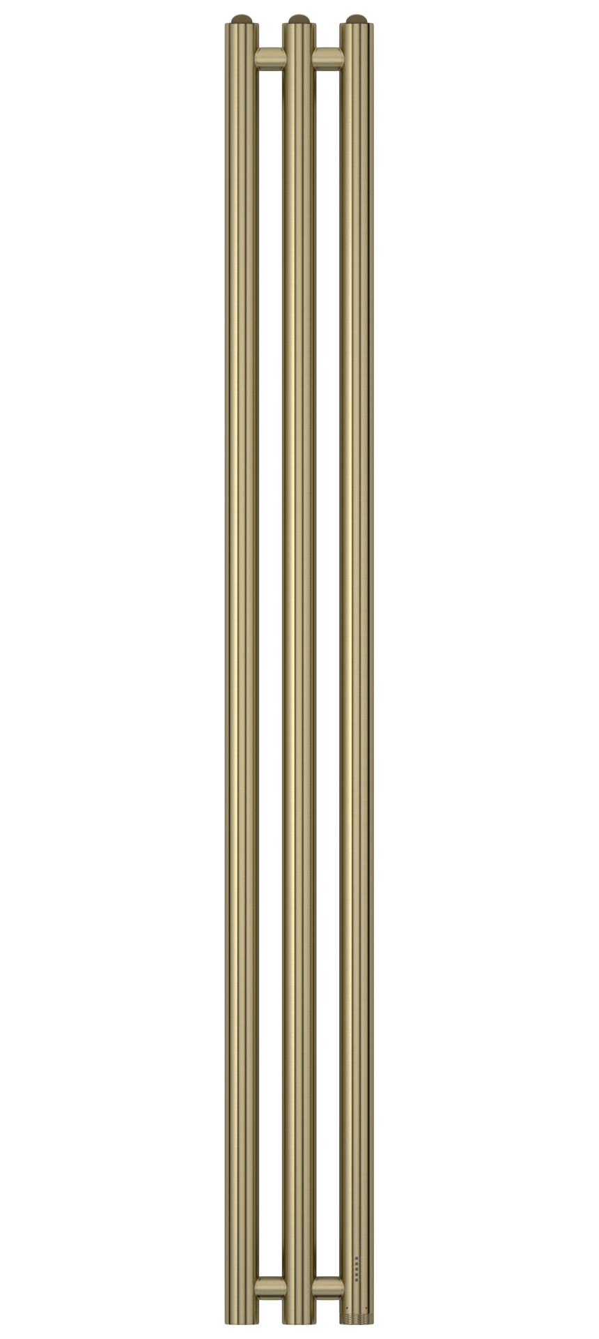 Электрические полотенцесушители Сунержа DESIGN ЭПС "ТЕРЦИЯ 4.0" 1200х106 правый (Брашированная шампань)