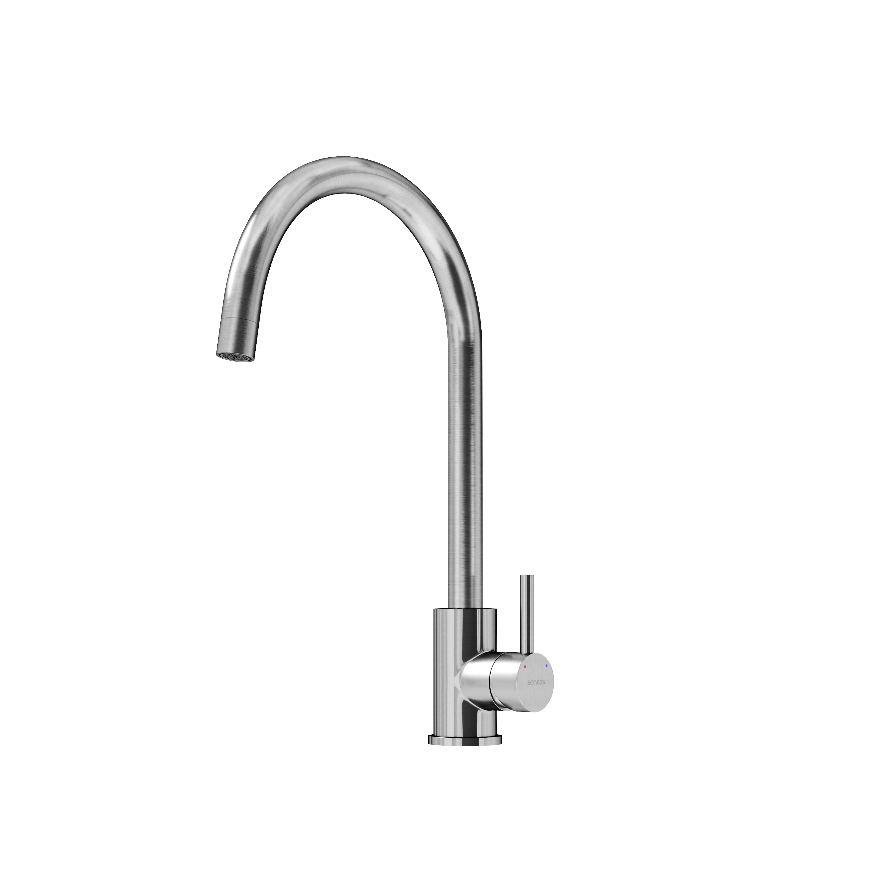 Смеситель для кухни Sancos Сталь (Stainless) SC12001SS нержавеющая сталь