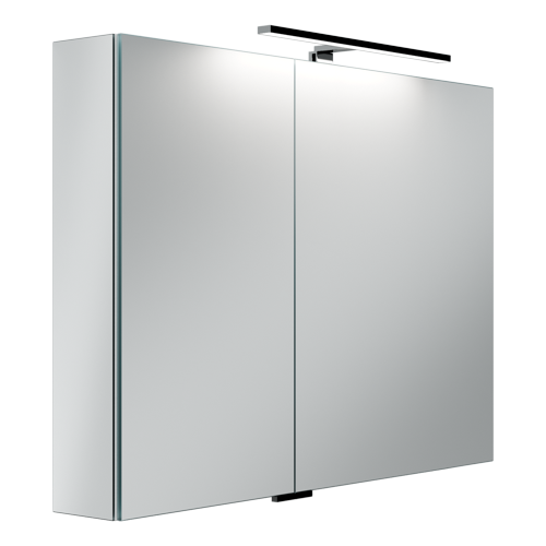 Зеркальный шкаф Sancos Hilton Z1000 100x75 с подсветкойбелый
