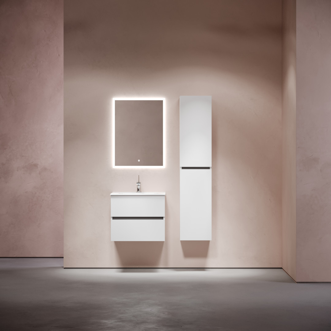 Тумба под раковину Sancos Урбан (Urban) UR60W 60x45x55 белый глянцевый