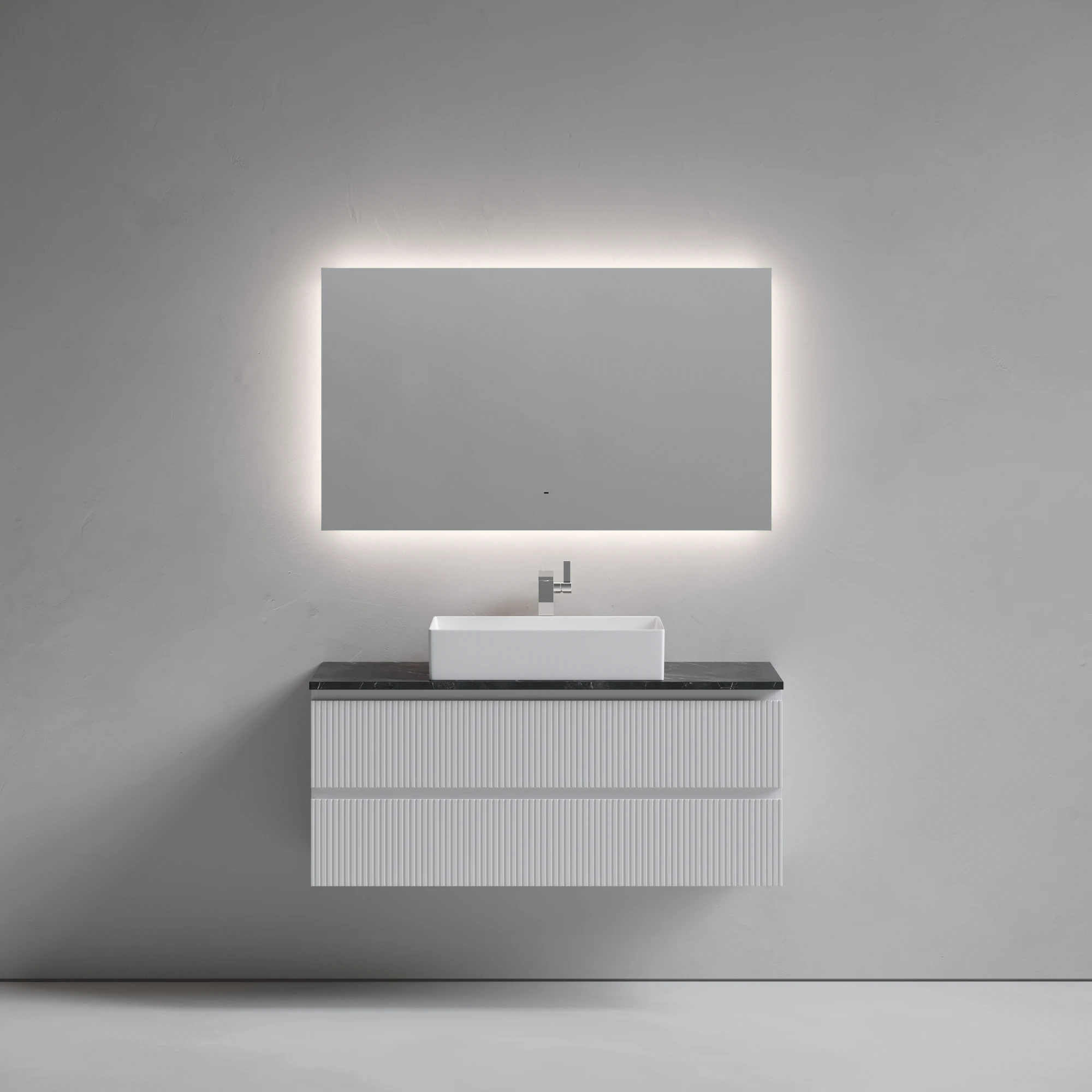 Тумба под столешницу Sancos Сноб T (Snob T) SNT120W 120x45x50 белый матовый (bianco)
