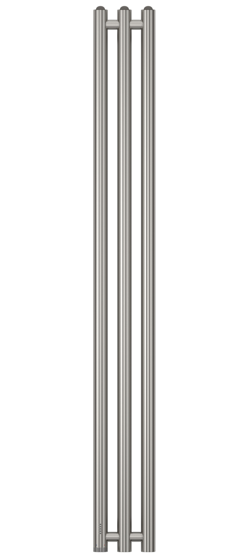 Электрические полотенцесушители Сунержа DESIGN ЭПС "ТЕРЦИЯ 4.0" 1200х106 левый (Брашированная сталь)