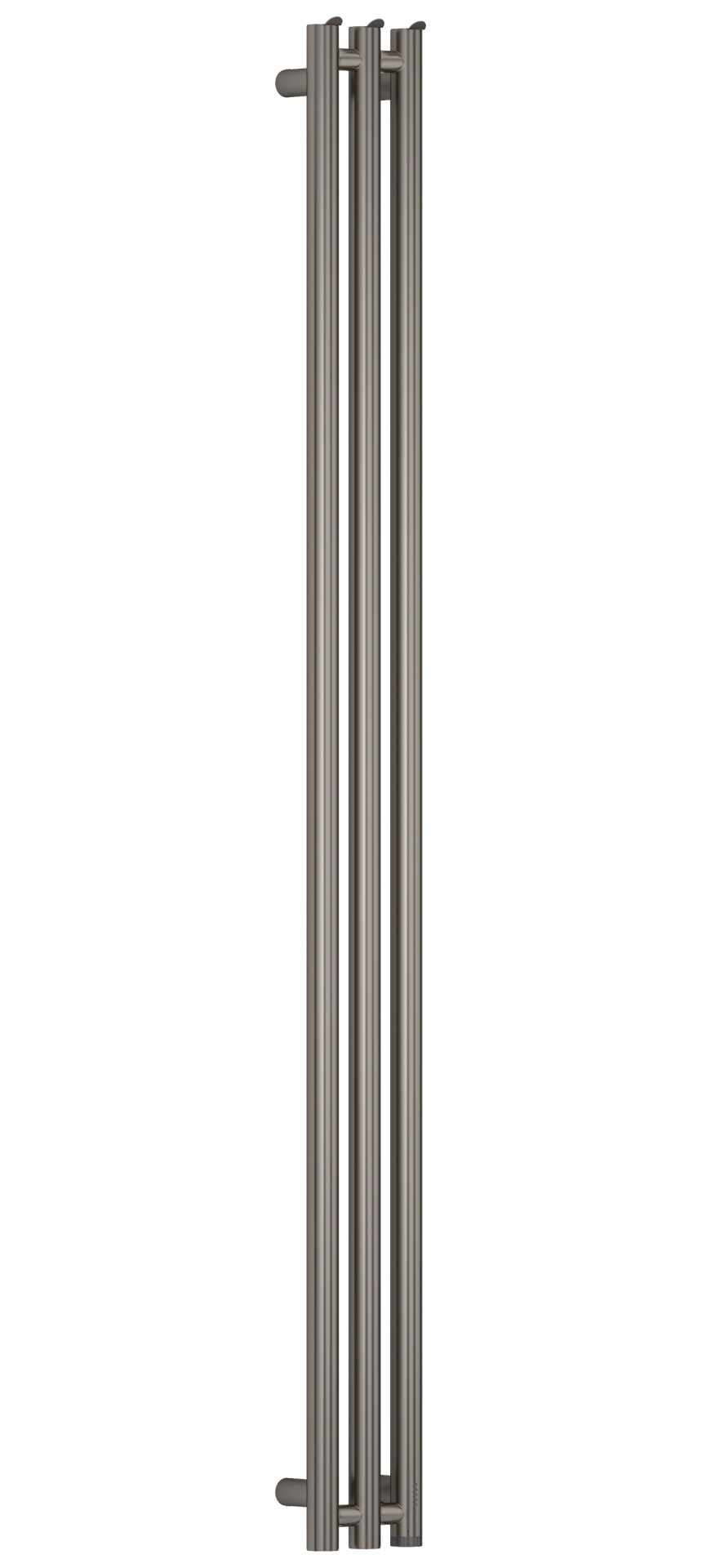Электрические полотенцесушители Сунержа DESIGN ЭПС "ТЕРЦИЯ 4.0" 1500х106 правый (Стальной графит)