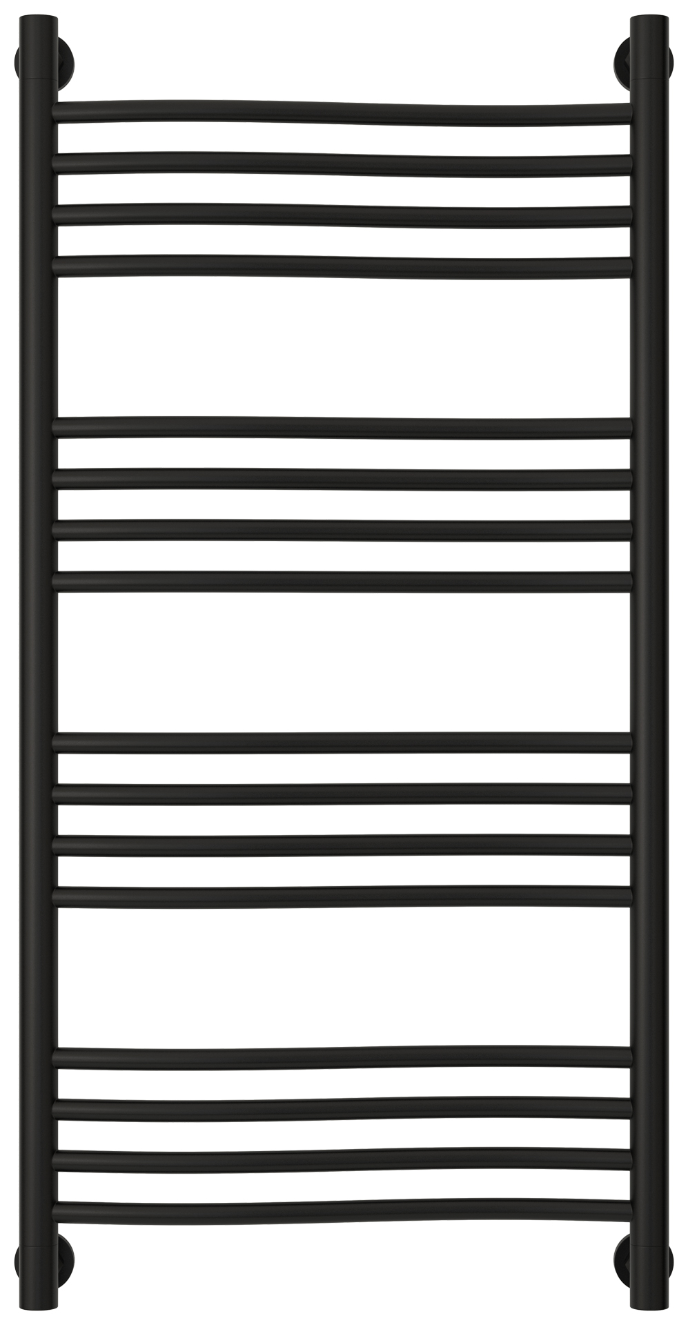 Водяные полотенцесушители Сунержа DESIGN ДР "ФЛЮИД+" 1000х500 (Матовый чёрный) - фото 2