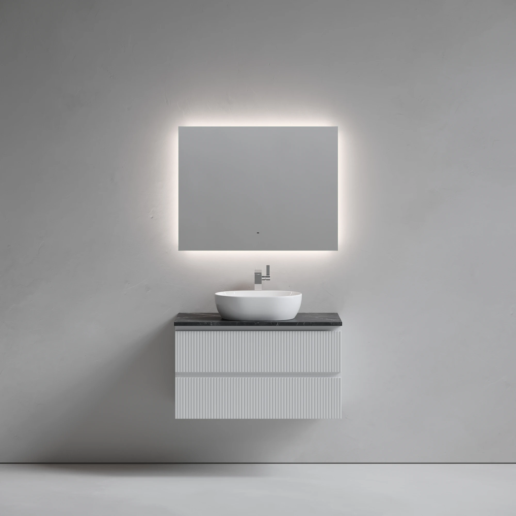 Тумба под столешницу Sancos Сноб T (Snob T) SNT90W 90x45x50 белый матовый (bianco)