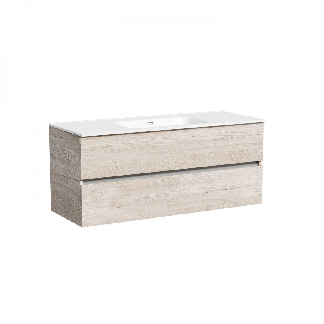 Тумба под раковину Sancos Урбан (Urban) UR120-1EG 120x45x55 дуб галифакс натуральный