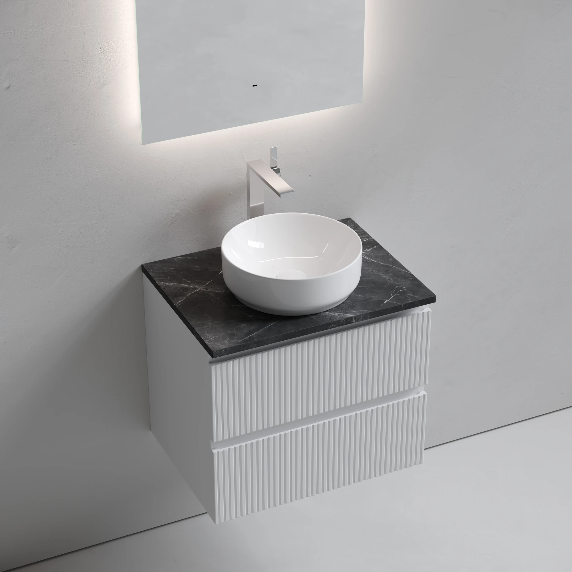 Тумба под столешницу Sancos Сноб T (Snob T) SNT60W 60x45x50 белый матовый (bianco)