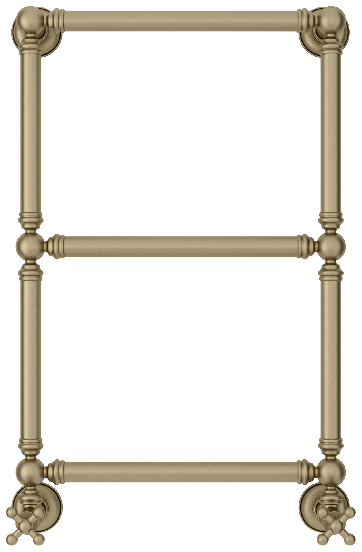 Водяные полотенцесушители Сунержа DESIGN ДР "Ренессанс 1304" 660х400 (Золотой шёлк) - фото 2