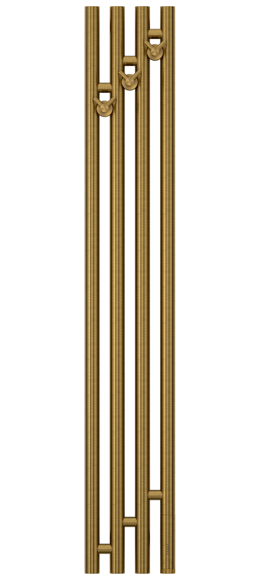 Электрические полотенцесушители Сунержа DESIGN РЭБ КАНТАТА 3.1 1200х159 правый (Состаренная латунь)