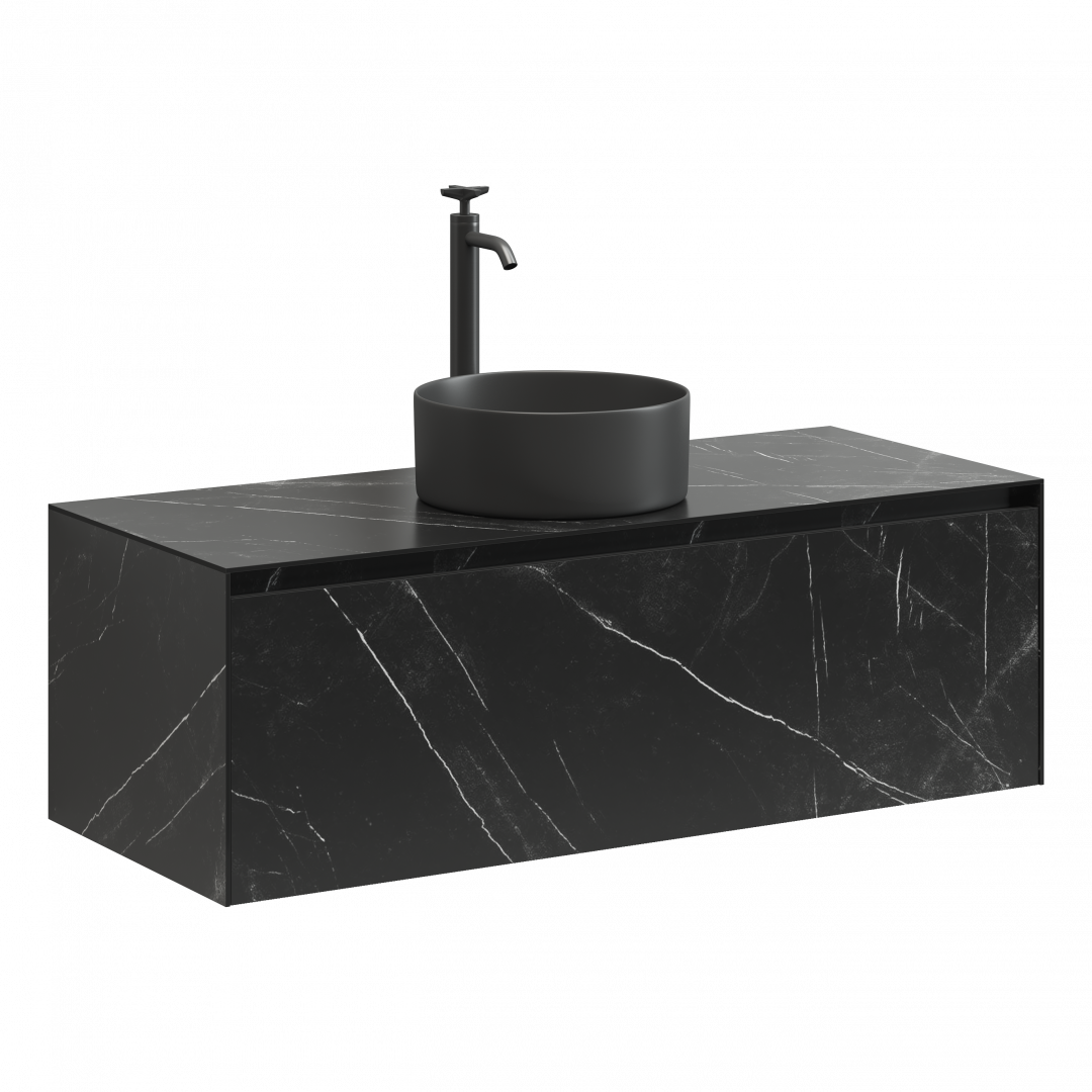 Тумба под раковину Sancos Мрамор (Stone) ST120NM 120x50x40 белый