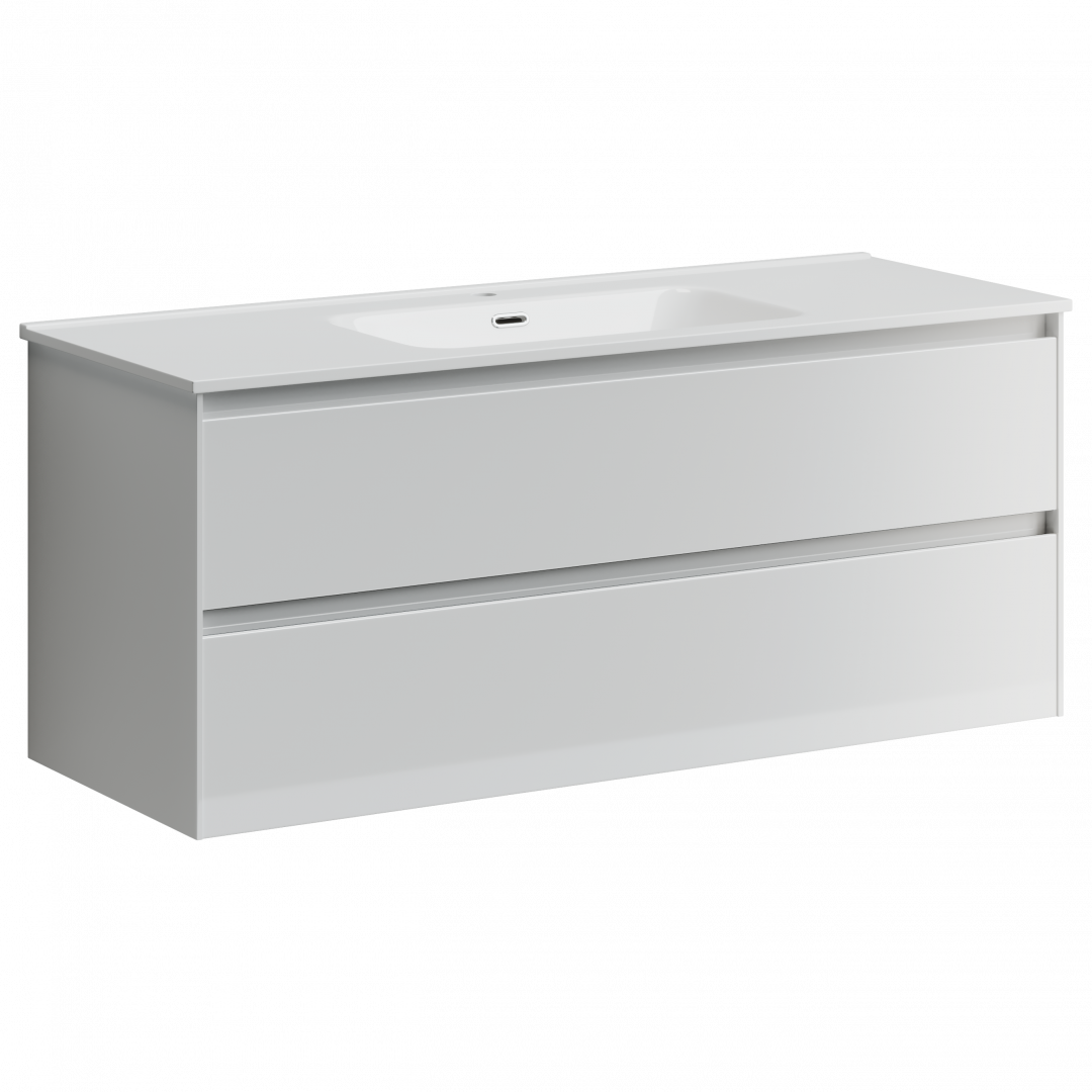 Тумба под раковину Sancos Сто (Cento) CN120-1W 120x45x50 белый глянцевый