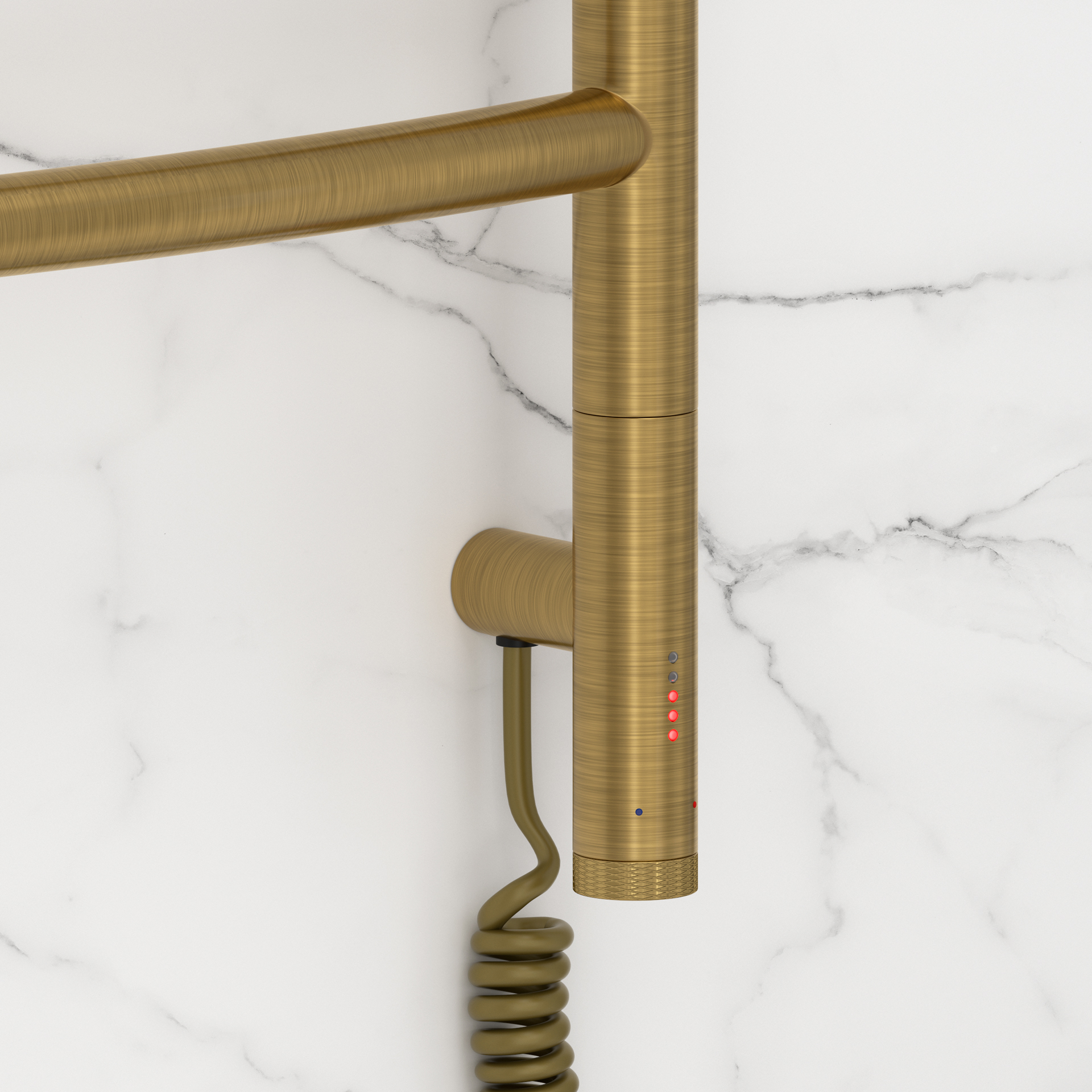 Электрические полотенцесушители Сунержа DESIGN РЭБ ГАЛАНТ 3.1 1200х600 МЭМ правый (Состаренная латунь)