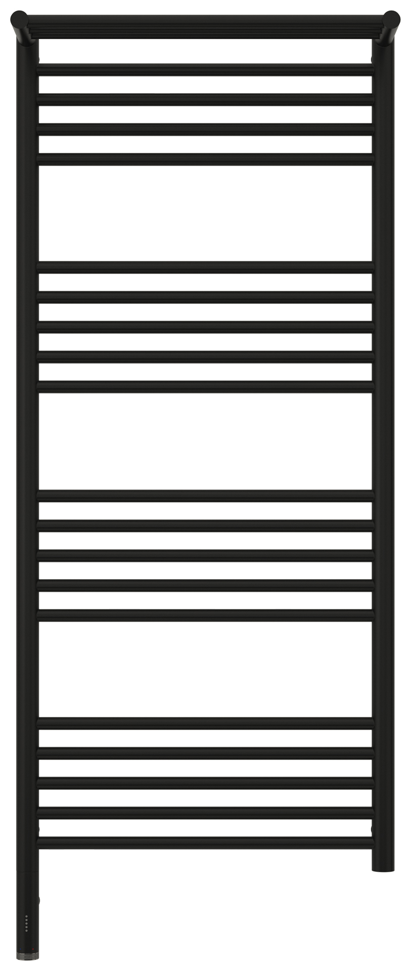 Электрические полотенцесушители Сунержа DESIGN РЭБ "БОГЕМА 3.0" 1П 1200х500 / МЭМ левый (Матовый чёрный)