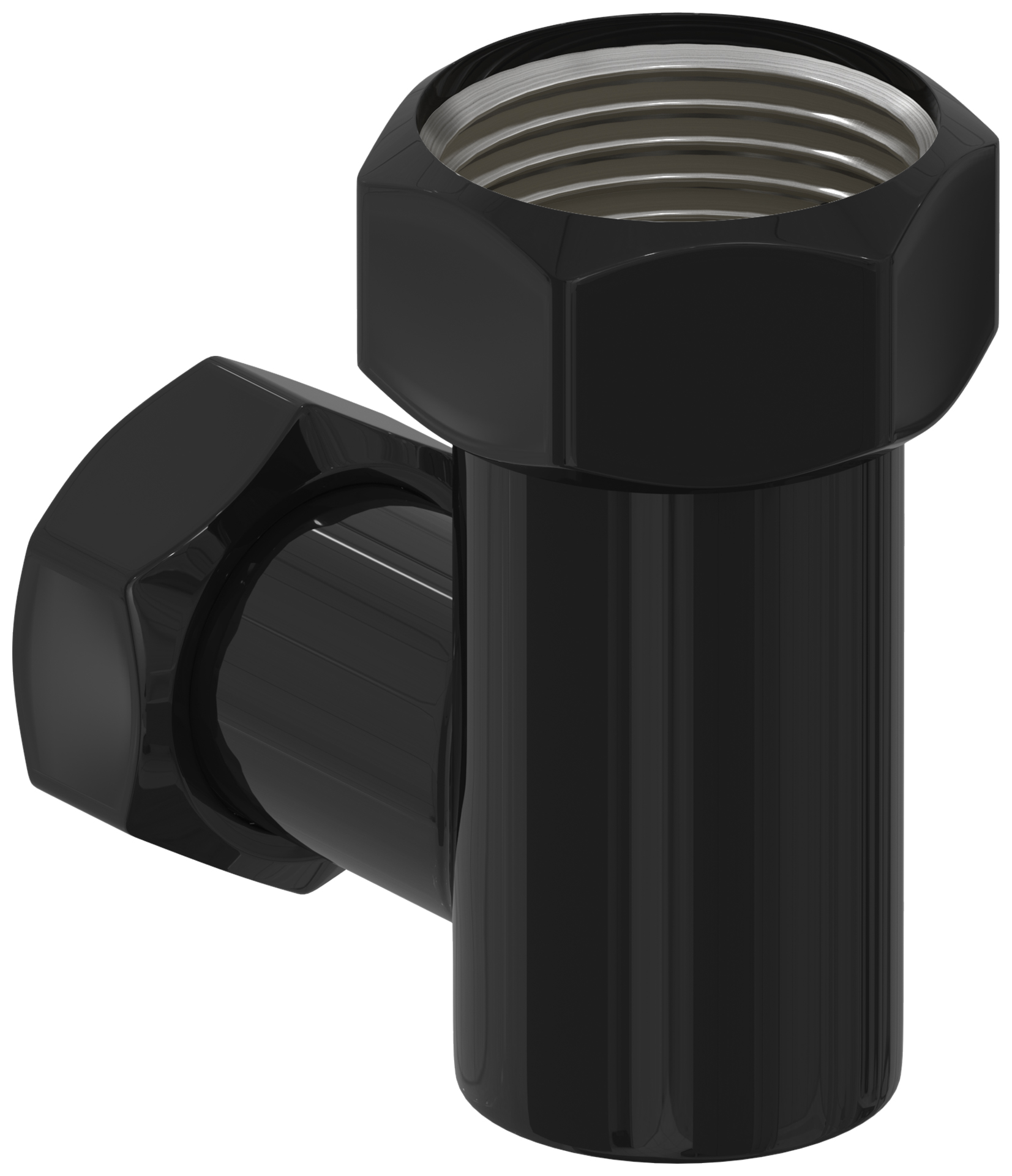 Комплектующие Стилье LIGHT Уголок переходной G 1" НГ х G 3/4" НГ (Чёрный)