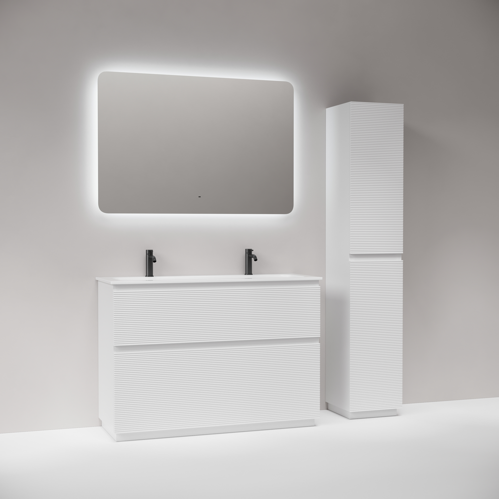 Тумба под раковину Sancos Фолк напольный (Folk Floor) FL120FW 120x45x85 белый матовый (bianco)
