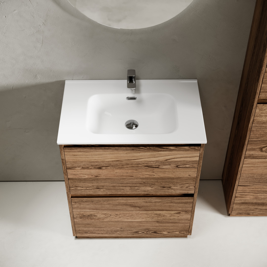Тумба под раковину Sancos Либра напольная (Libra Floor) LB70FECH 70x45x85 дуб чарльстон - фото 5