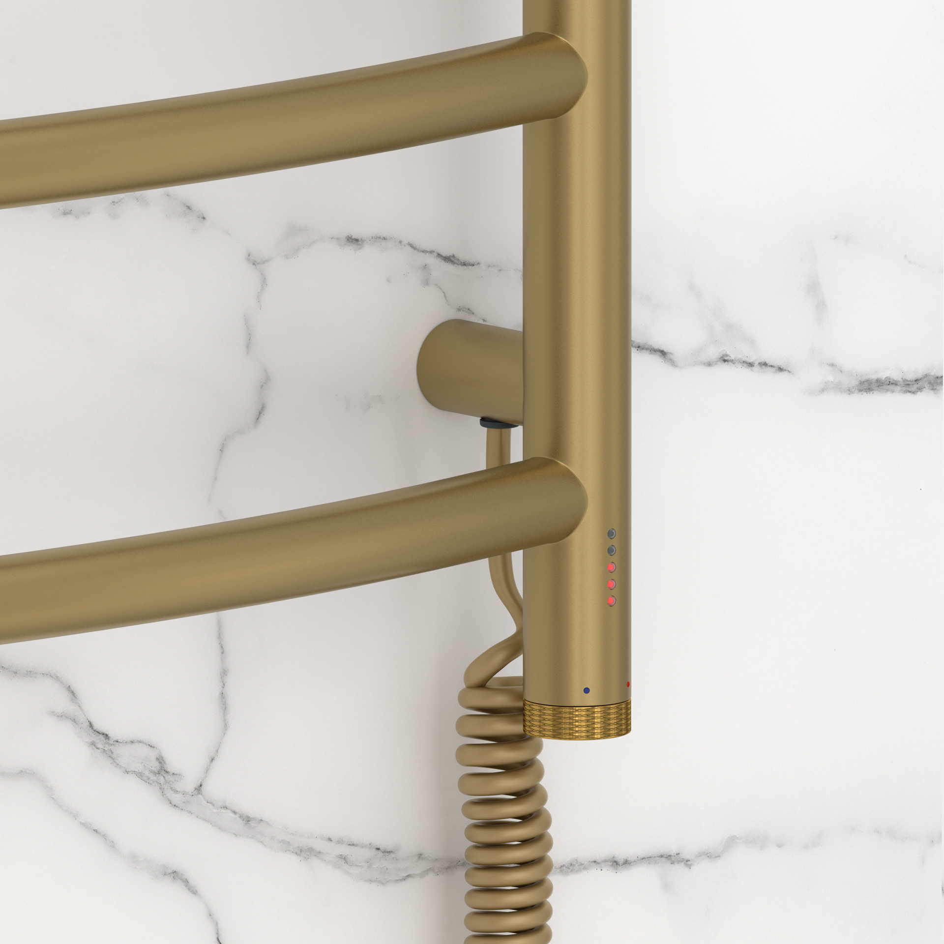 Электрические полотенцесушители Сунержа DESIGN ЭПС Галант 4.1 1000х500 правый (Золотой шёлк)