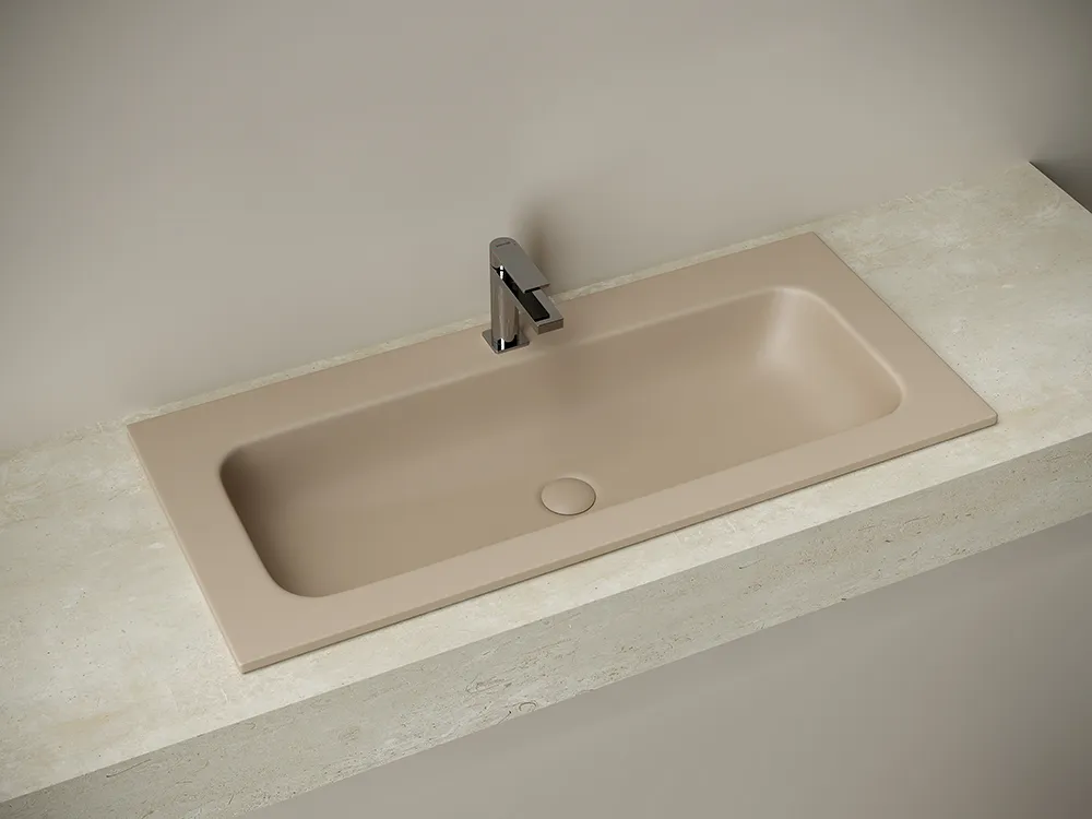 Раковина-столешница Ceramicanova Грация (Grace) CN7013MC 100x46x14 капучино матовый
