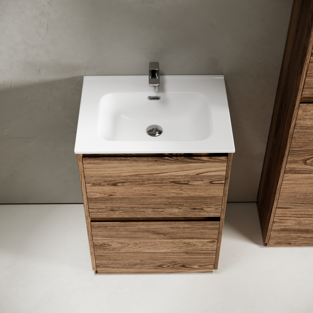 Тумба под раковину Sancos Либра напольная (Libra Floor) LB60FECH 60x45x85 дуб чарльстон - фото 5