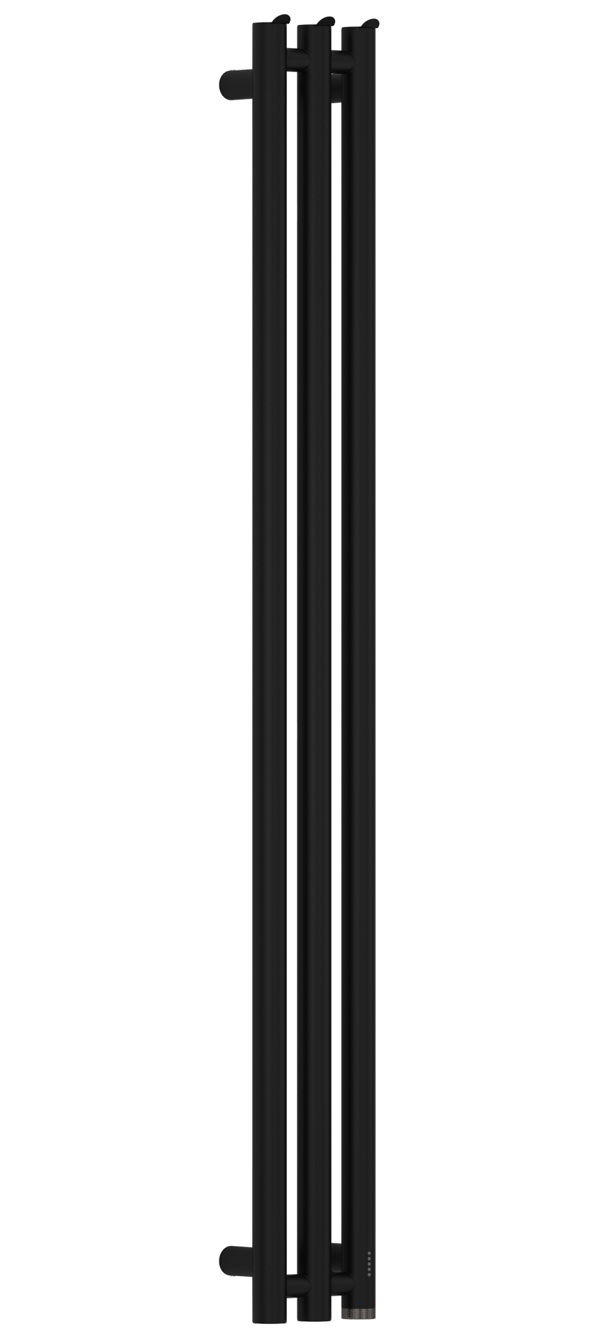 Электрические полотенцесушители Сунержа DESIGN ЭПС "ТЕРЦИЯ 4.0" 1200х106 правый (Матовый чёрный)