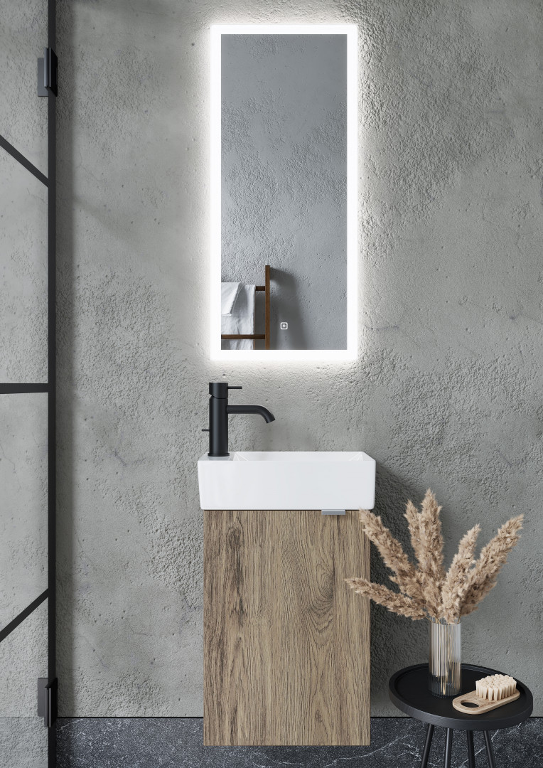 Зеркало Sancos Поло (Polo) PL35 35x80 с подсветкой
