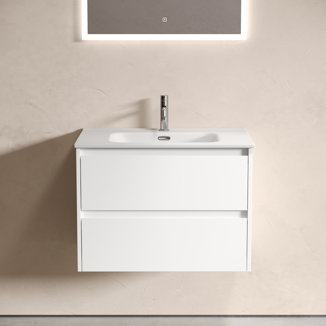 Тумба под раковину Sancos Либра (Libra) LB70W 70x45x50 белый глянцевый - фото 5