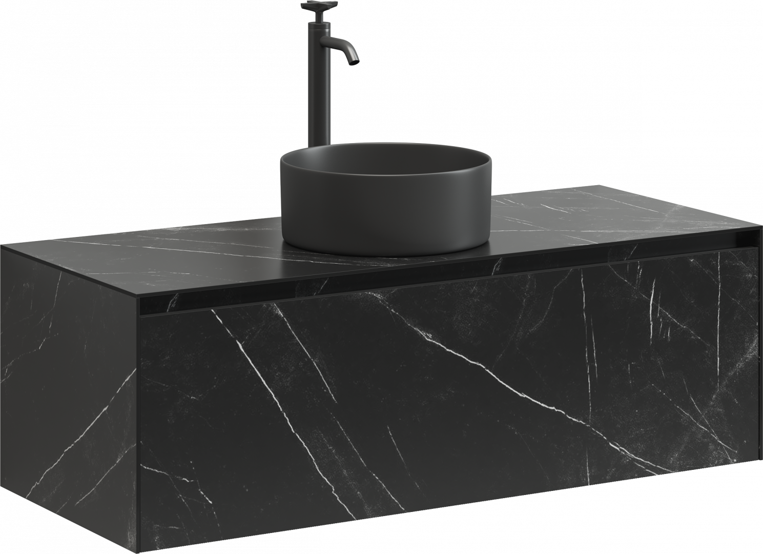 Тумба под раковину Sancos Мрамор (Stone) ST120NM 120x50x40 белый