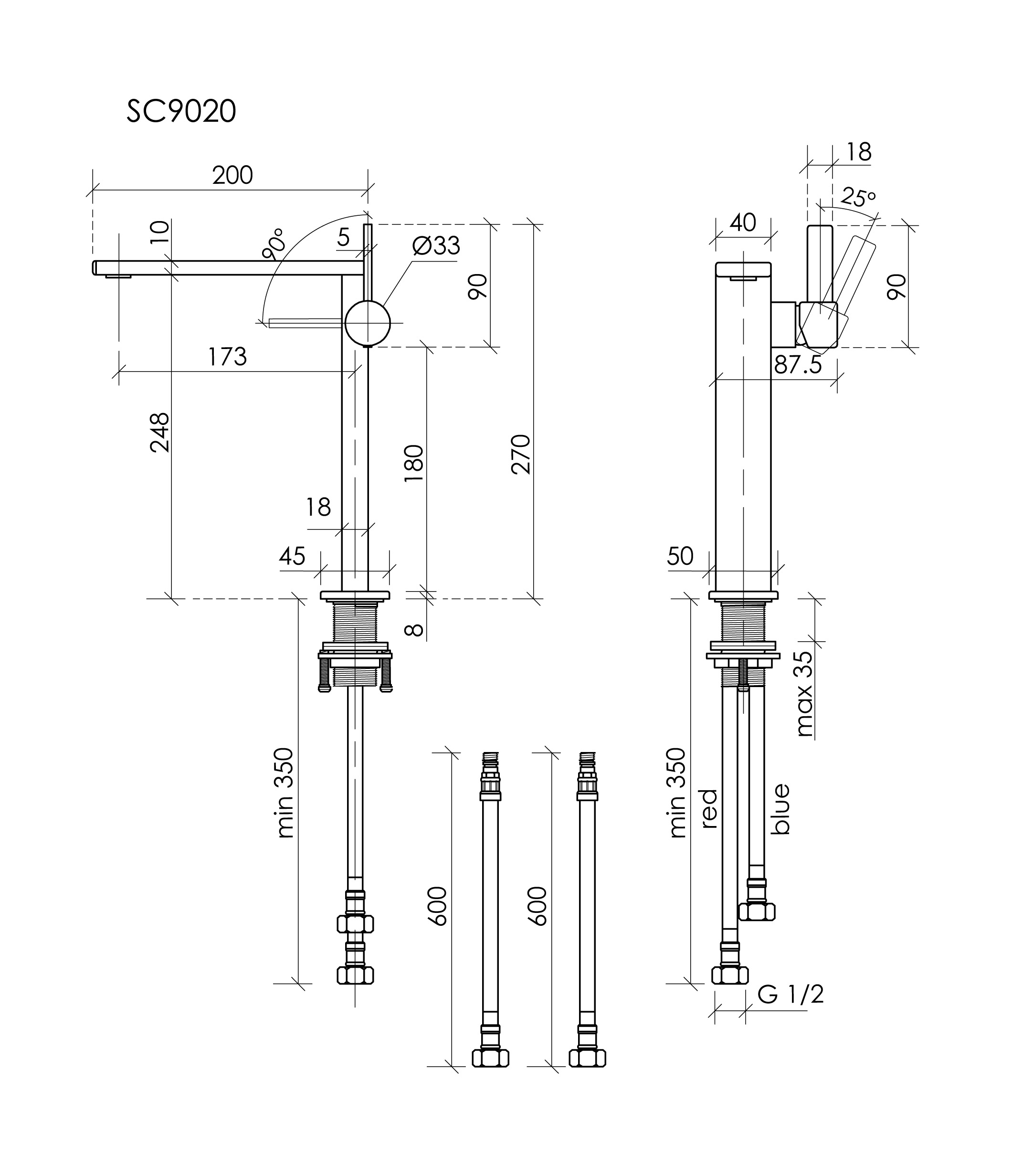 Смеситель для раковины Sancos Линн (Linn) SC9020BG брашированное золото - фото 8