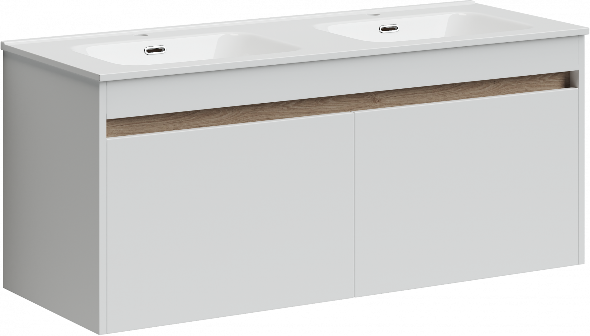 Тумба под раковину Sancos Ум (Smart) SM120-2W 120x45x50 белый глянцевый