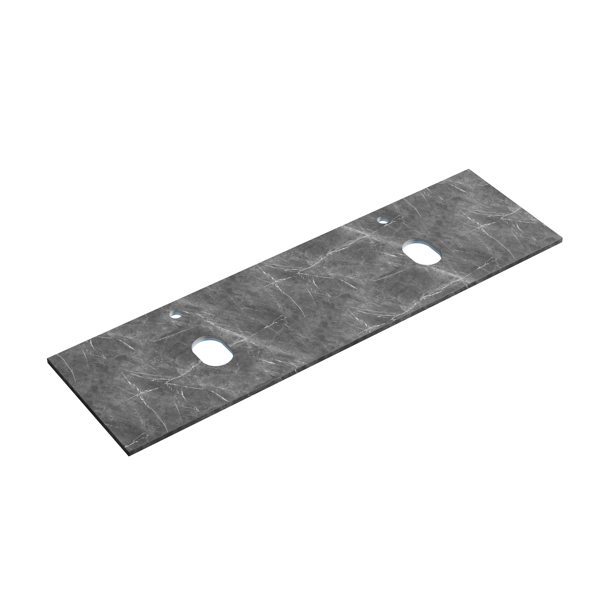 Столешница Sancos TT160A1X 160x46 с отверстием под смеситель, черное небо (black sky)