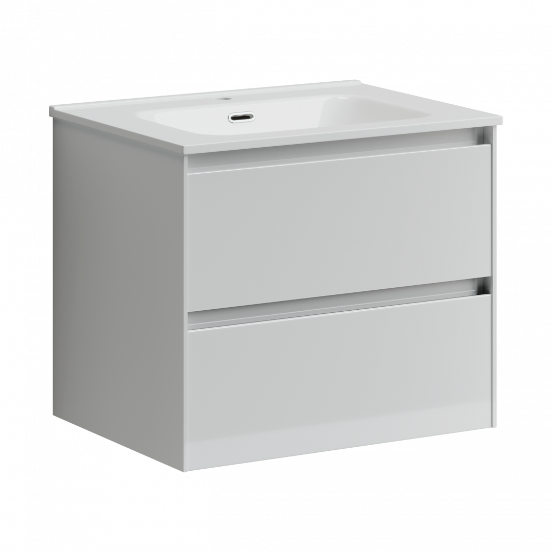 Тумба под раковину Sancos Сто (Cento) CN60W 60x45x50 белый глянцевый