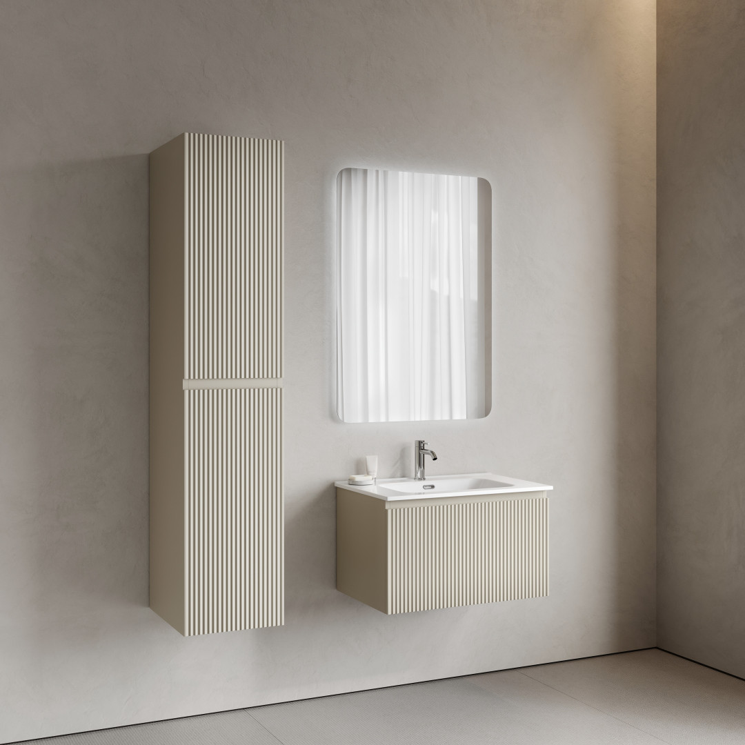 Тумба под раковину Sancos Сноб Р 1.0 (Snob R 1.0) SNR1.070CE 70x45x40 бежевый матовый (beige soft)