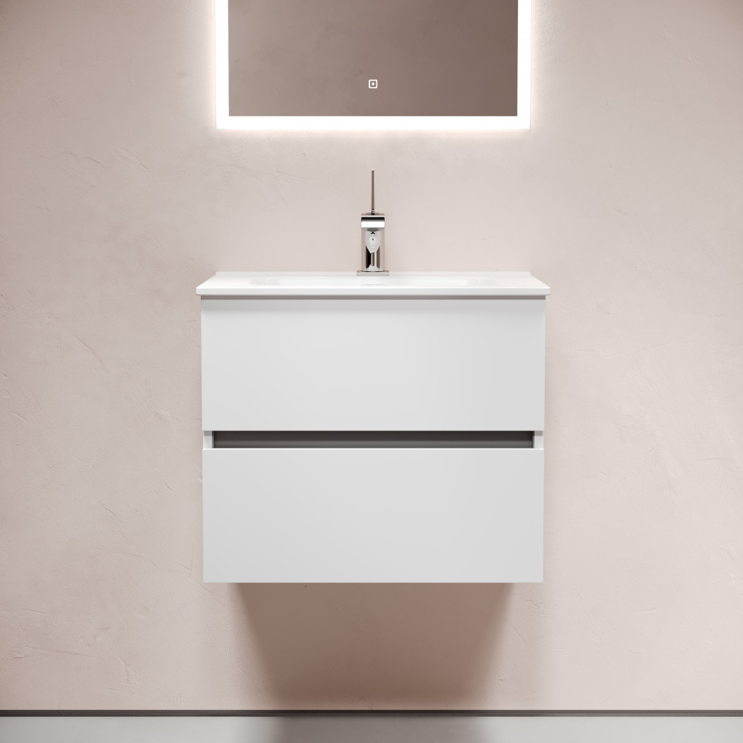 Тумба под раковину Sancos Урбан (Urban) UR60W 60x45x55 белый глянцевый
