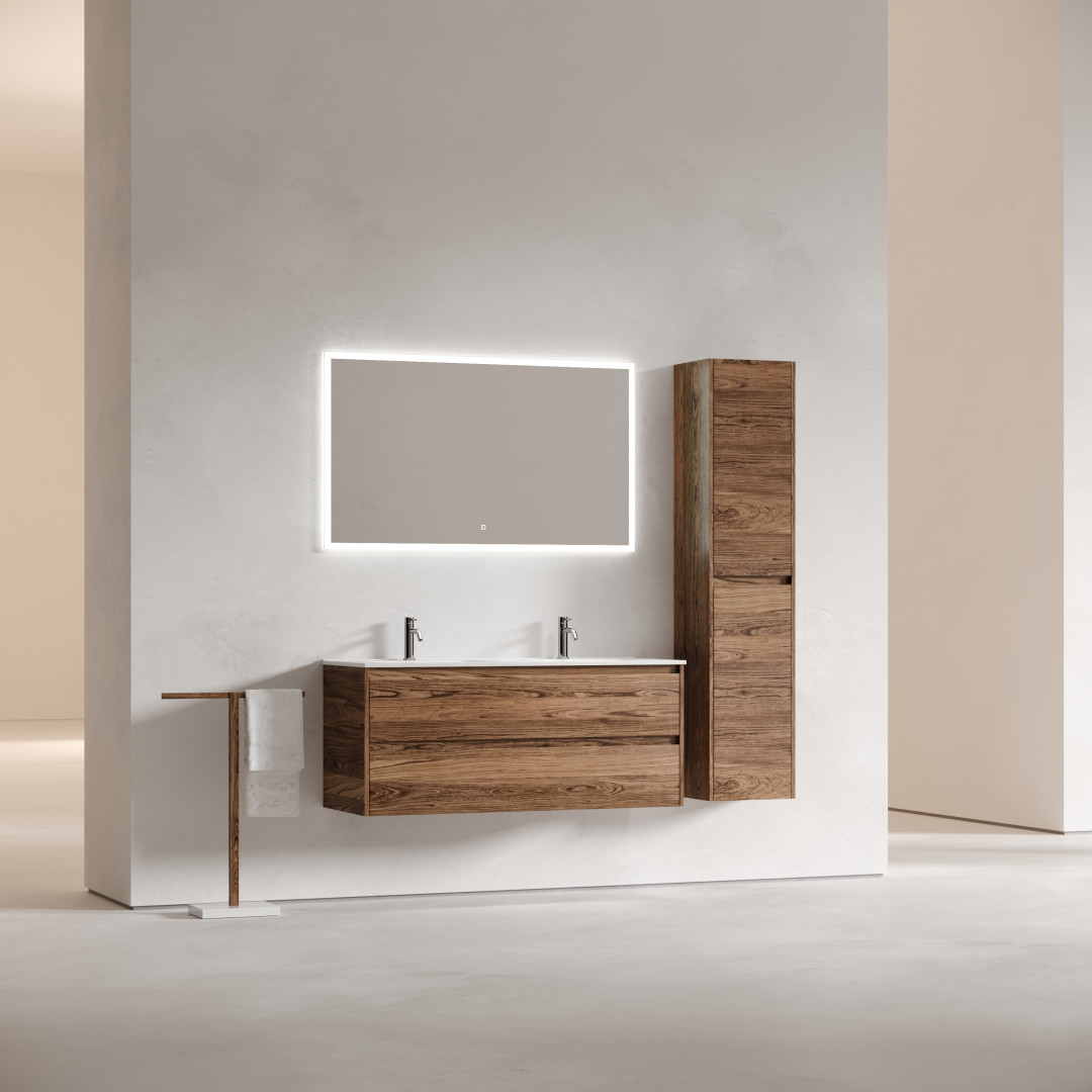 Тумба под раковину Sancos Либра (Libra) LB120-2ECH 120x45x50 дуб чарльстон