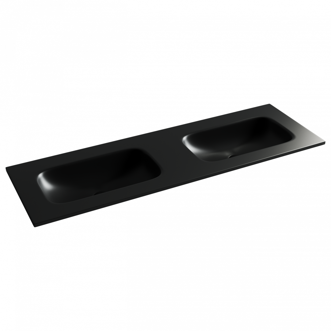 Раковина-столешница Ceramicanova Грация (Grace) CN7022MBwx 140x14x46 черный матовый
