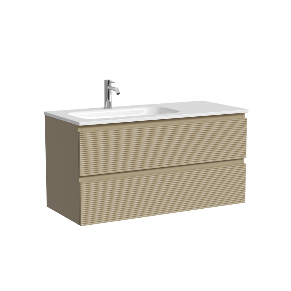 Тумба под раковину Sancos Фолк (Folk) FL100LCP 100x45x50 капучино матовый