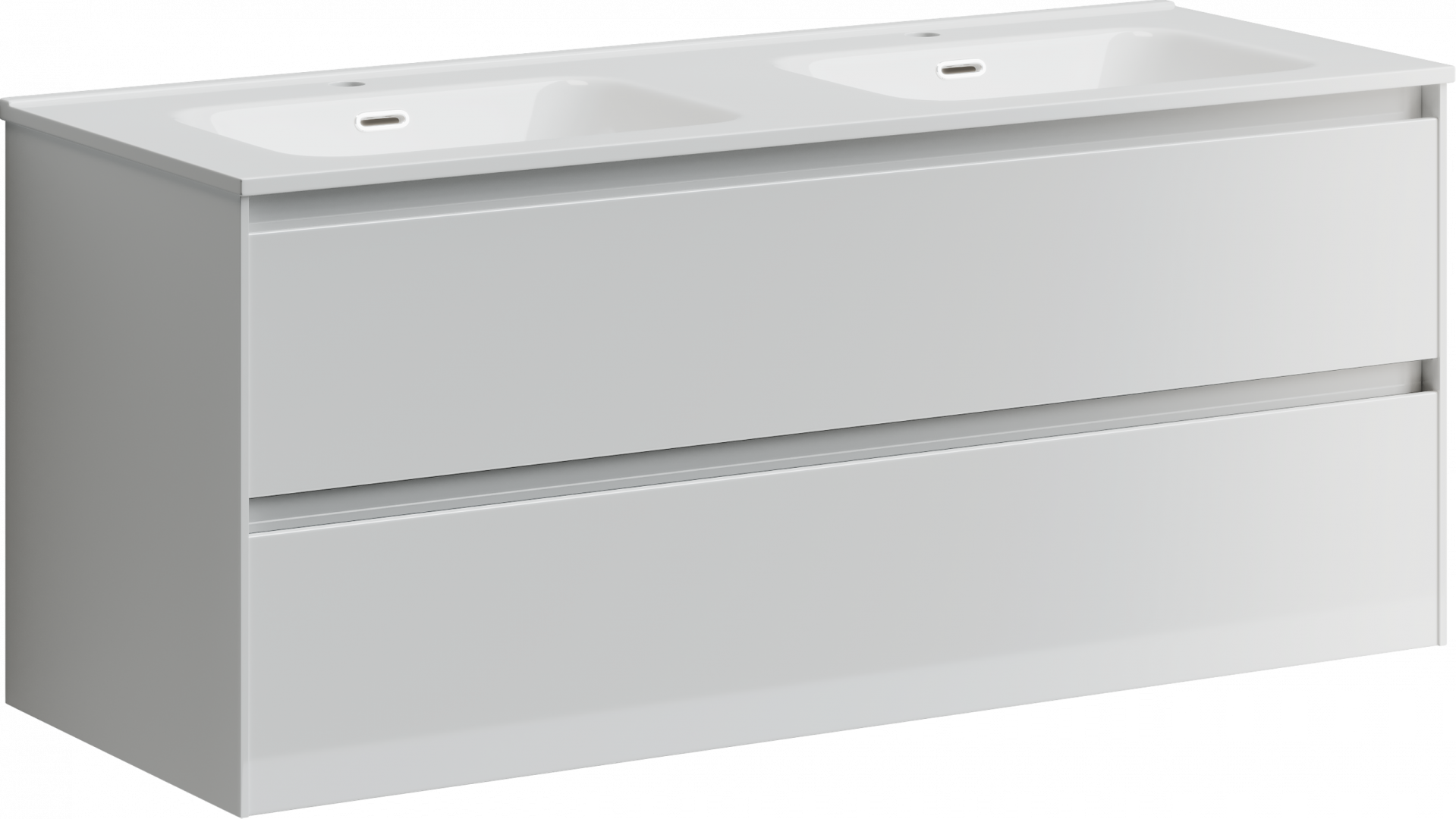Тумба под раковину Sancos Сто (Cento) CN120-2W 120x45x50 белый глянцевый