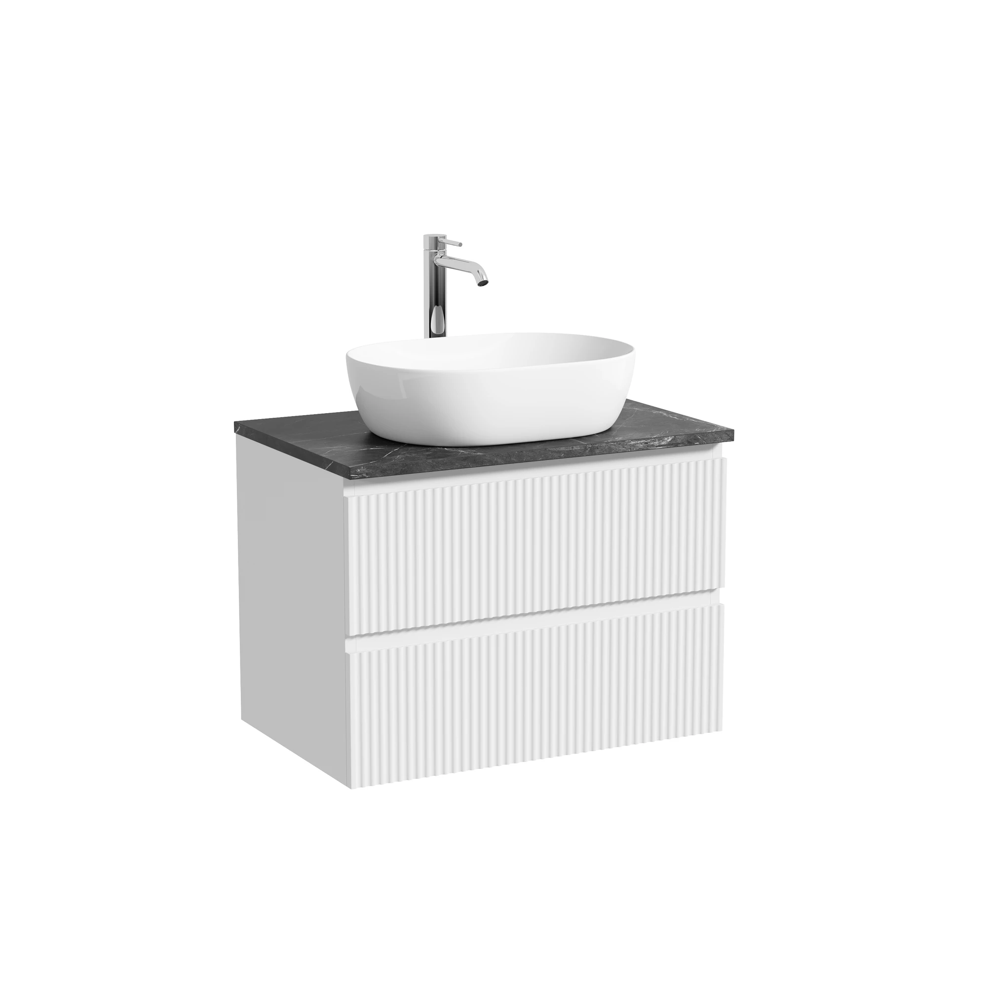 Тумба под столешницу Sancos Сноб Р (Snob R) SNR70W 70x45x50 белый матовый (bianco)