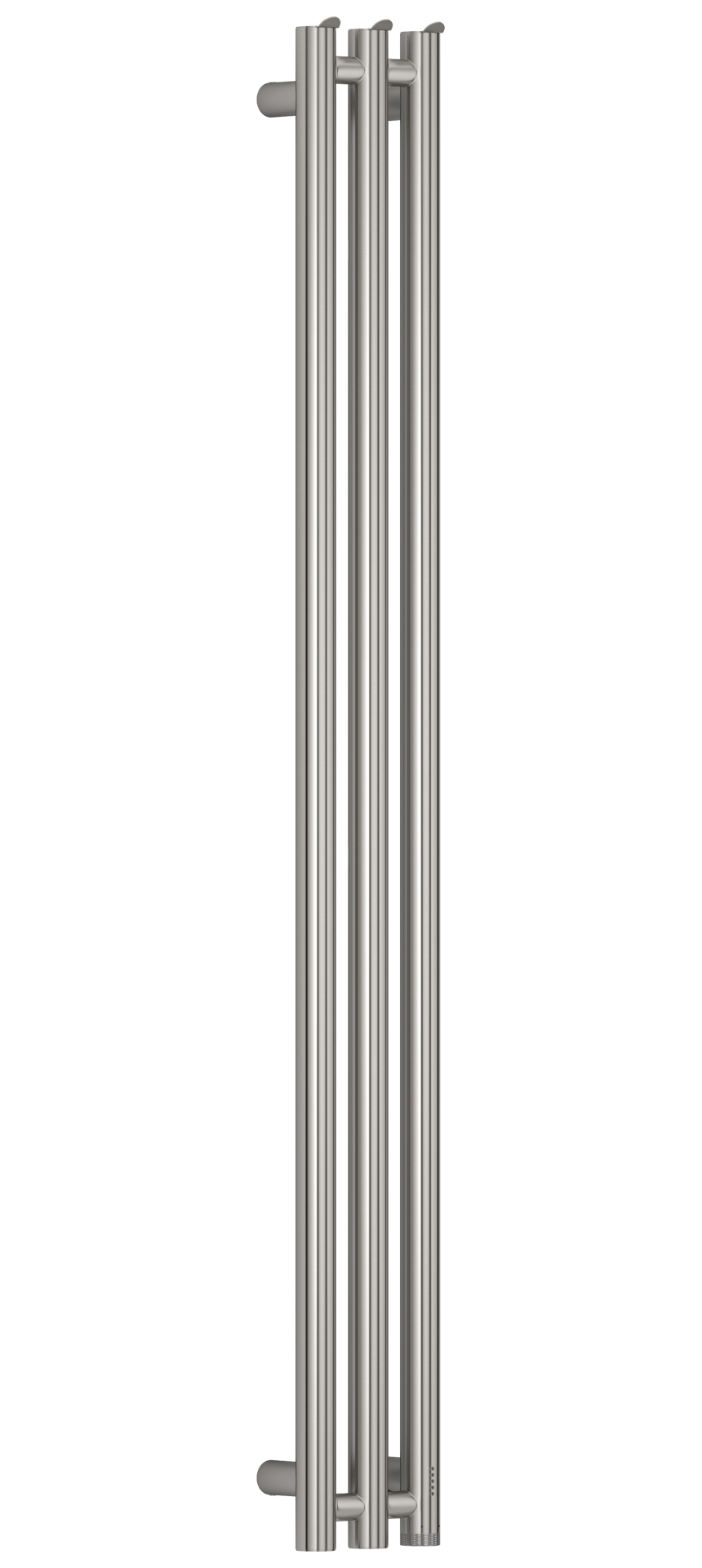 Электрические полотенцесушители Сунержа DESIGN ЭПС "ТЕРЦИЯ 4.0" 1200х106 правый (Брашированная сталь)