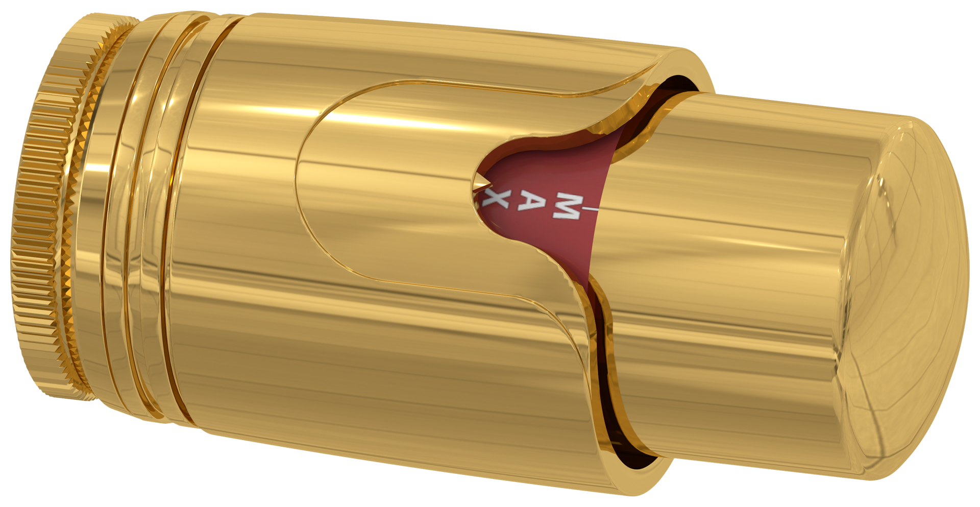 Комплектующие Сунержа DESIGN Головка терморегулирующая Termostat TRV (Золото)