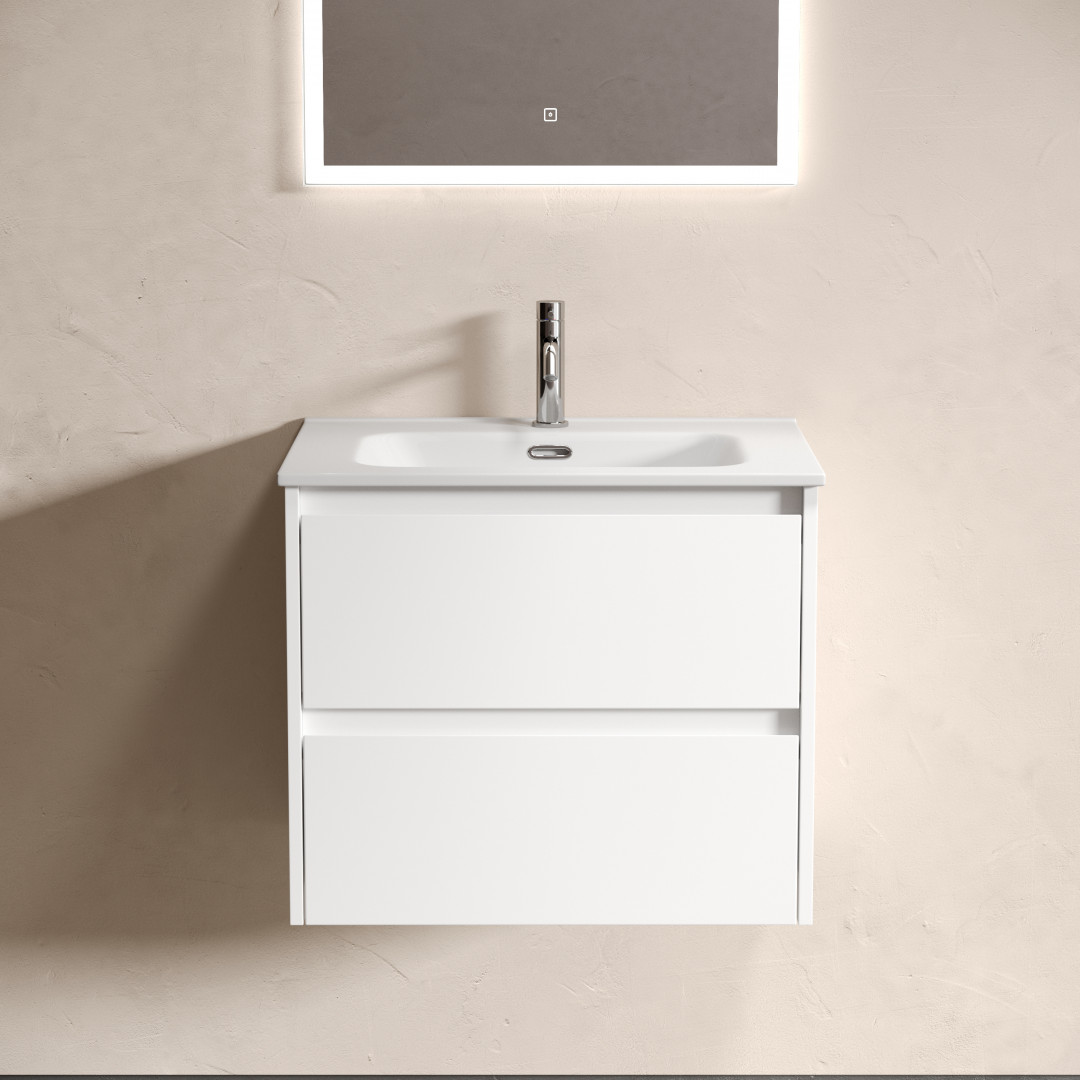 Тумба под раковину Sancos Либра (Libra) LB60W 60x45x50 белый глянцевый
