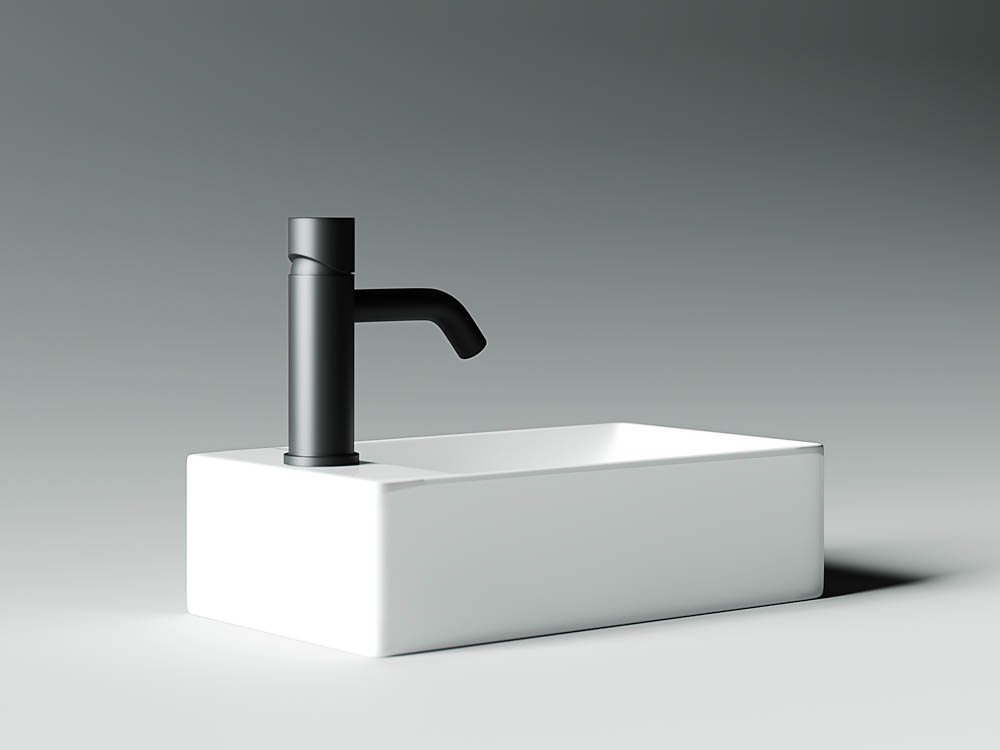 Подвесные раковины Ceramicanova Элемент (Element) CN5008 40x22x10 белый глянцевый