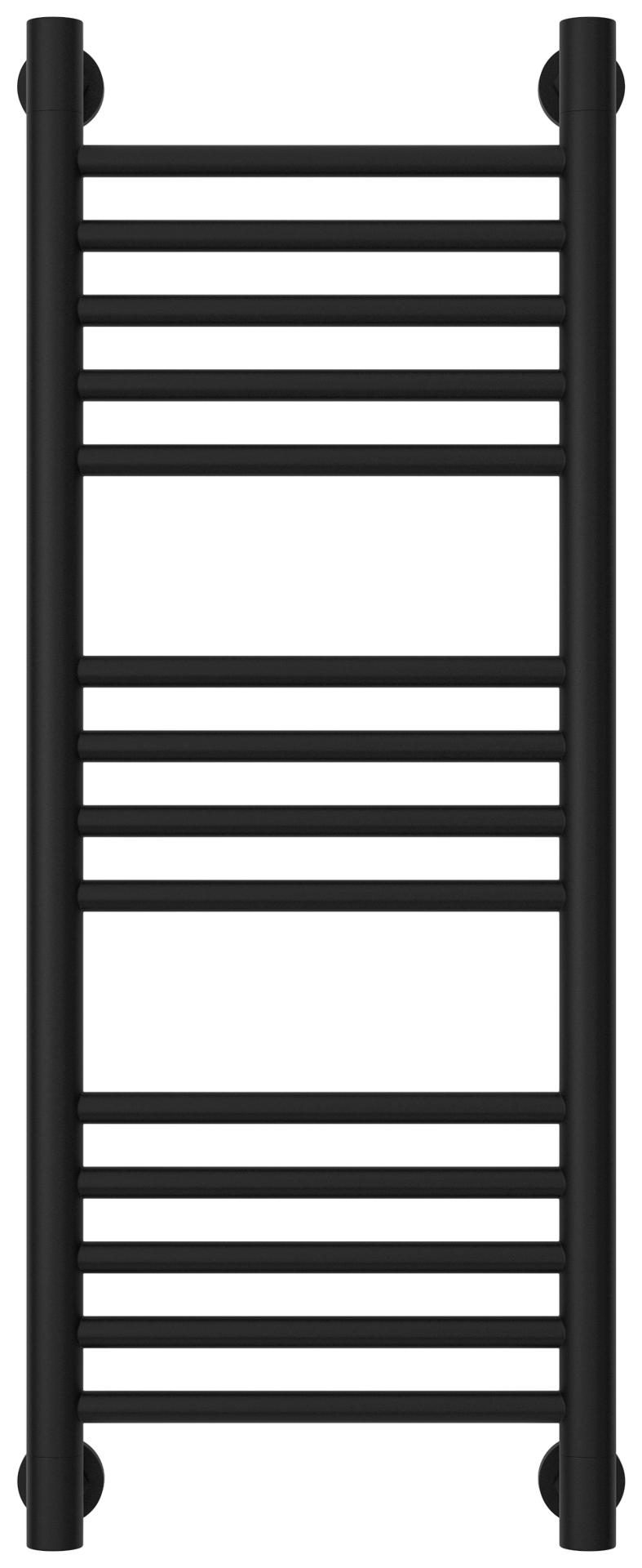 Водяные полотенцесушители Сунержа DESIGN ДР "Богема+" прямая 800х300 (Матовый чёрный)