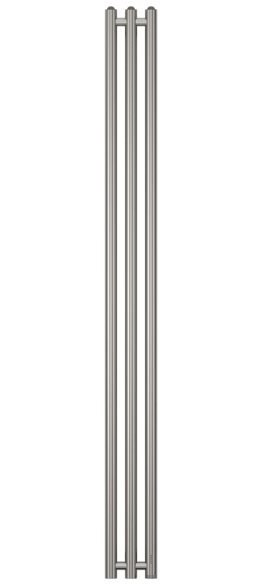 Электрические полотенцесушители Сунержа DESIGN ЭПС "ТЕРЦИЯ 4.0" 1500х106 правый (Брашированная сталь)