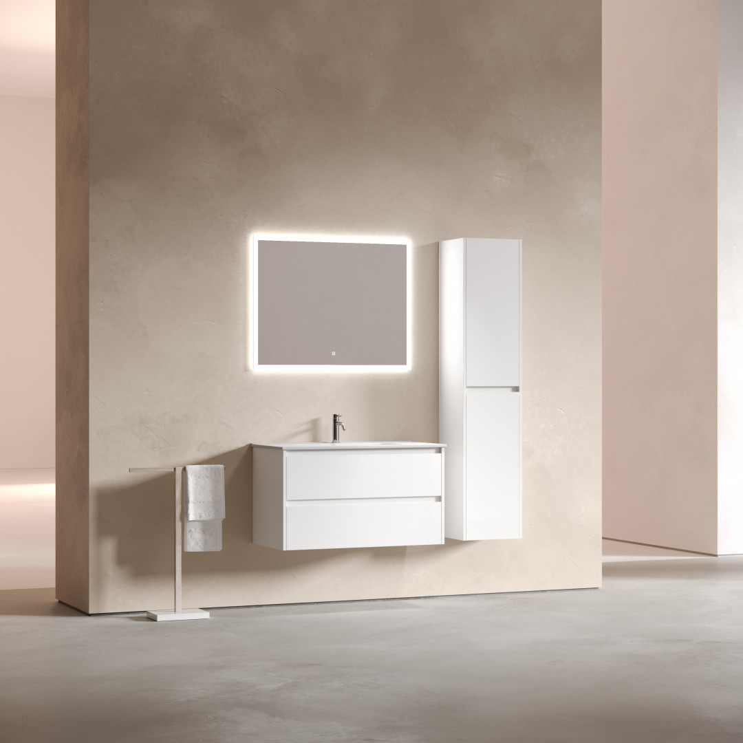Тумба под раковину Sancos Либра (Libra) LB90W 90x45x50 белый глянцевый