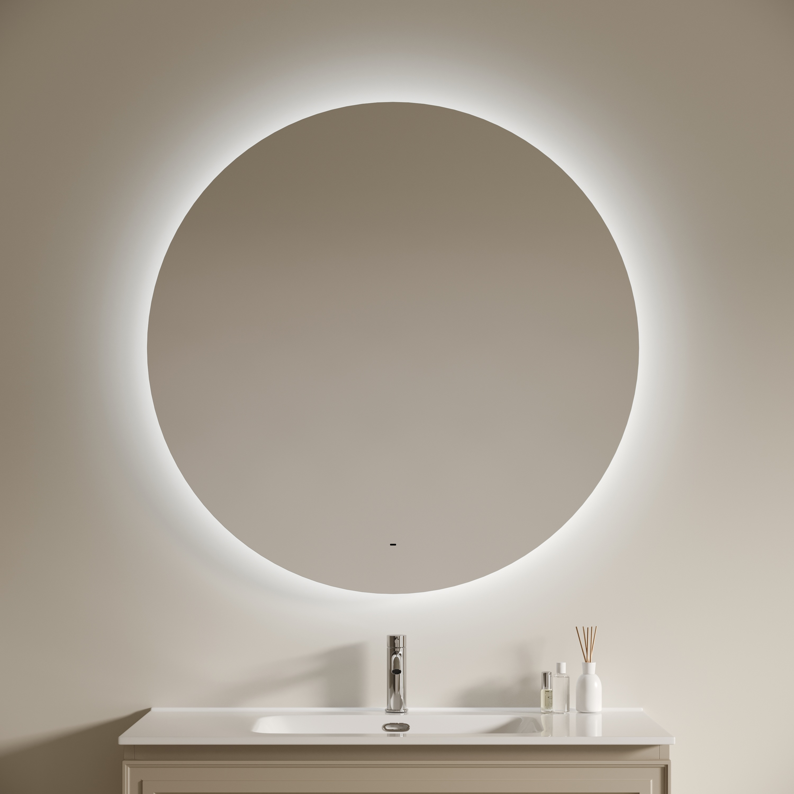 Зеркало Sancos Сфера 2.0 (Sfera 2.0) SF2.1000 100x100 с подсветкой