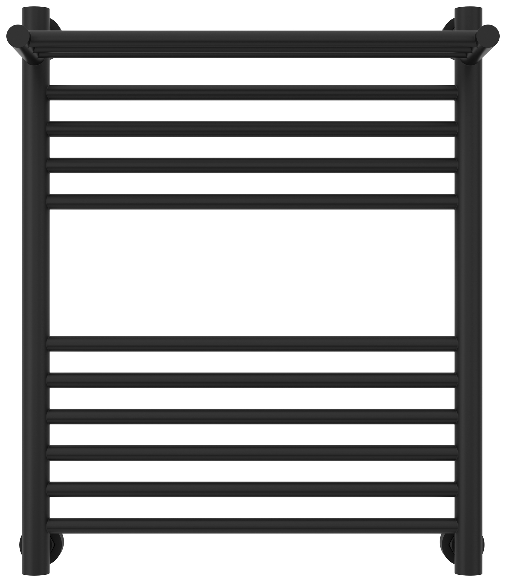 Водяные полотенцесушители Сунержа DESIGN ДР Богема 1П PRO 600х500 (Матовый чёрный)