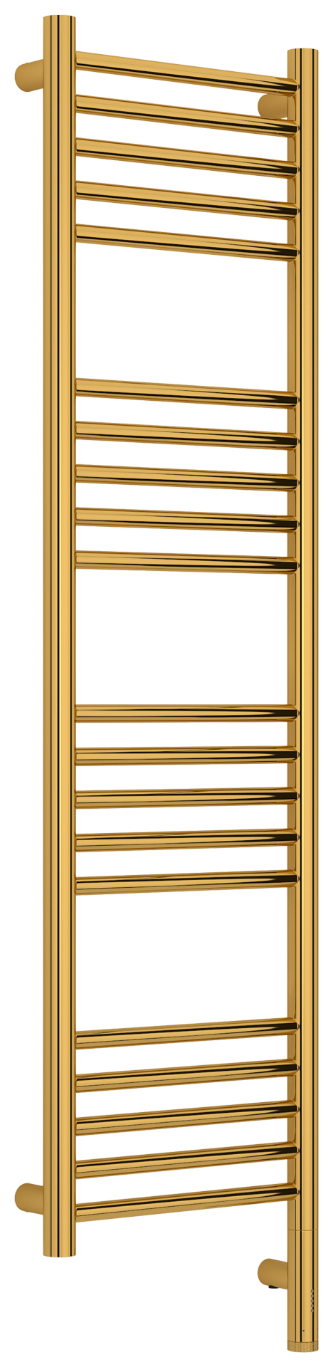 Электрические полотенцесушители Сунержа DESIGN РЭБ БОГЕМА 3.1 прямая 1200х300 МЭМ правый (Золото)